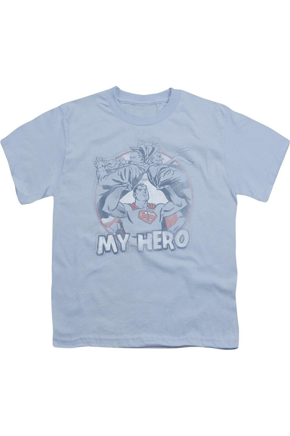 Футболка с коротким рукавом для детей "Супермен - мой герой" Gildan, светло-голубой
Футболка с коротким рукавом для детей "Супермен - мой герой" Gildan, светло-голубой