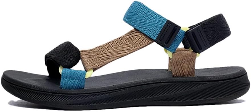 Мужские повседневные дышащие нескользящие сандалии с лаконичным дизайном для улицы и пляжа, с ремешком T-образной формы, водонепроницаемые Generic, синий/коричневый
Мужские повседневные дышащие нескользящие сандалии с лаконичным дизайном для улицы и пляжа, с ремешком T-образной формы, водонепроницаемые Generic, синий/коричневый