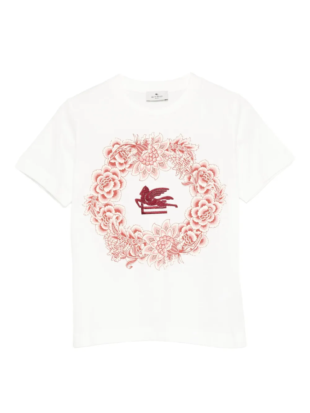 Футболка Pegaso с цветочным принтом ETRO KIDS, белый
Футболка Pegaso с цветочным принтом ETRO KIDS, белый