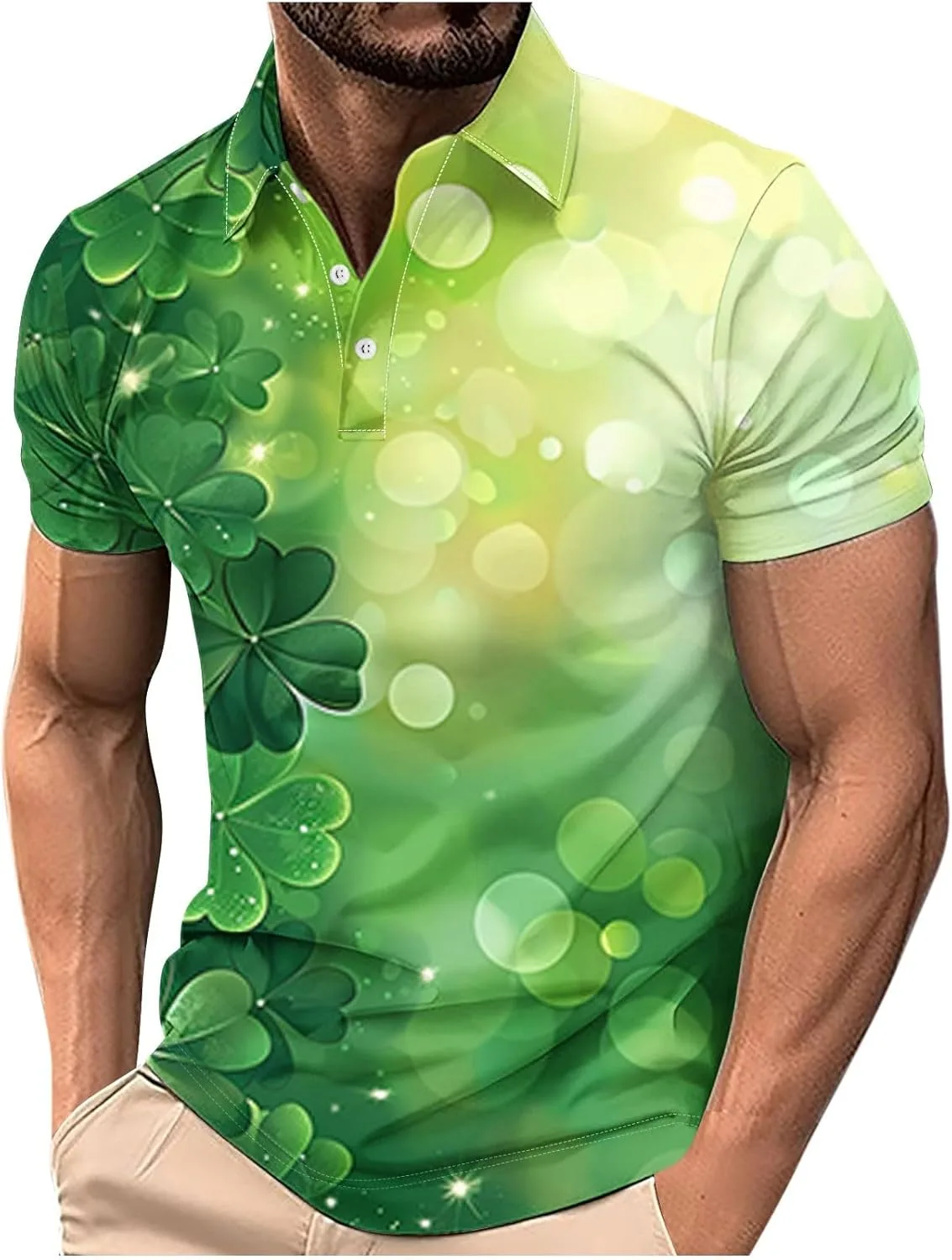 Футболка Clover Print для мужчин с коротким рукавом
Футболка Clover Print для мужчин с коротким рукавом