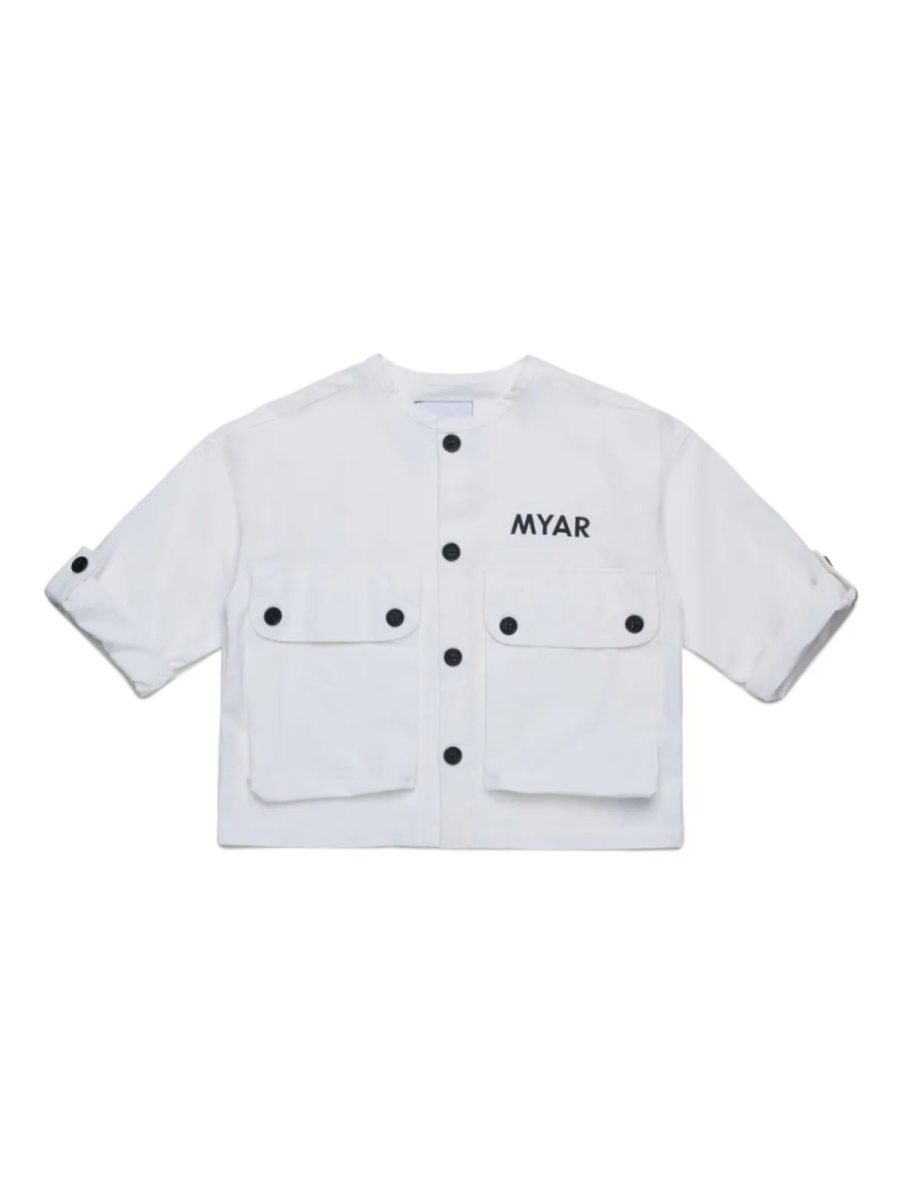 Футболка с логотипом MYAR KIDS, белый 
Футболка с логотипом MYAR KIDS, белый