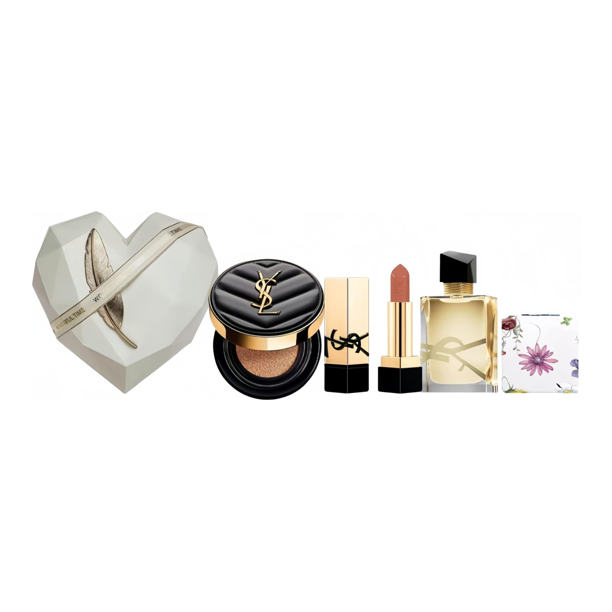 Набор бальзамов для губ в коробке-сердце набор из трех штук консилер для естественного сияния легко растушевывается SAINT LAURENT
Набор бальзамов для губ в коробке-сердце набор из трех штук консилер для естественного сияния легко растушевывается SAINT LAURENT