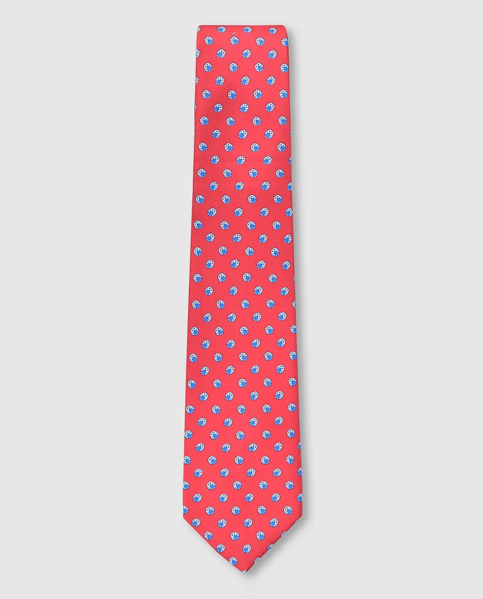 Мужской шелковый галстук с узором Miguel Bellido, красный
Мужской шелковый галстук с узором Miguel Bellido, красный