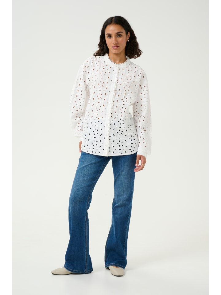 Рубашка с длинными рукавами - KAsilina, свободный крой, меловой цвет Kaffe
Рубашка с длинными рукавами - KAsilina, свободный крой, меловой цвет Kaffe