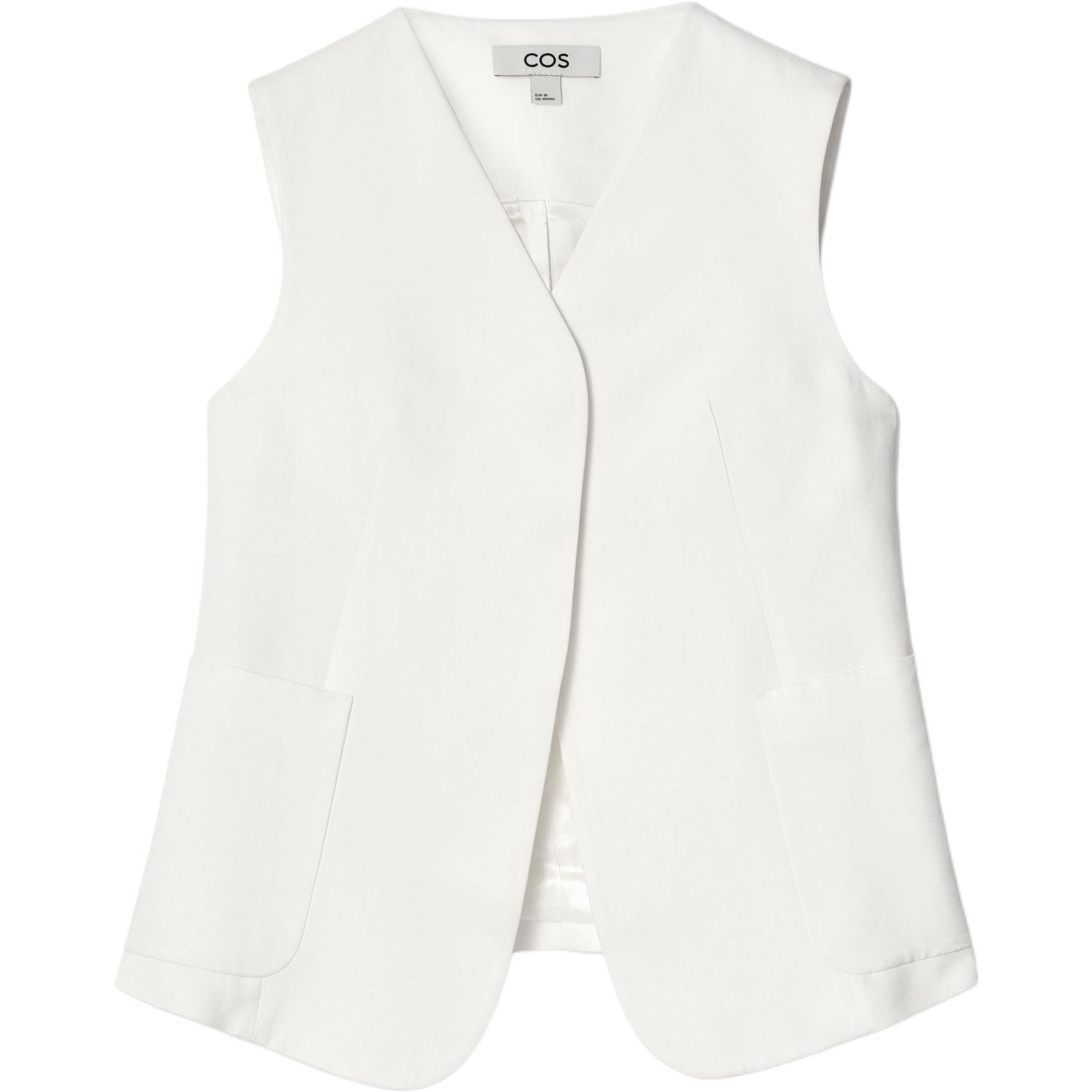 COS Женская жилетка цвета айвори, Ivory
COS Женская жилетка цвета айвори, Ivory