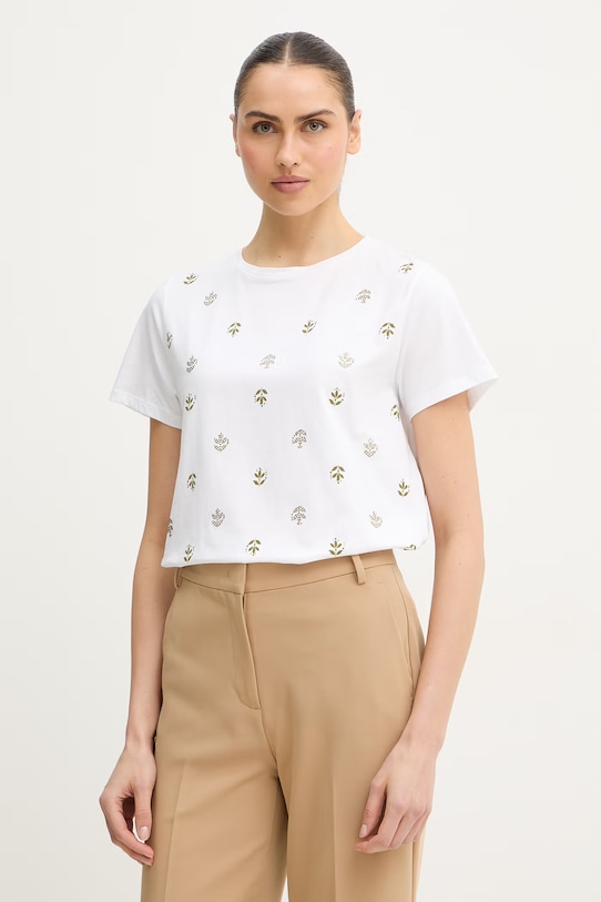 Хлопковая футболка emme by Marella, белый
Хлопковая футболка emme by Marella, белый