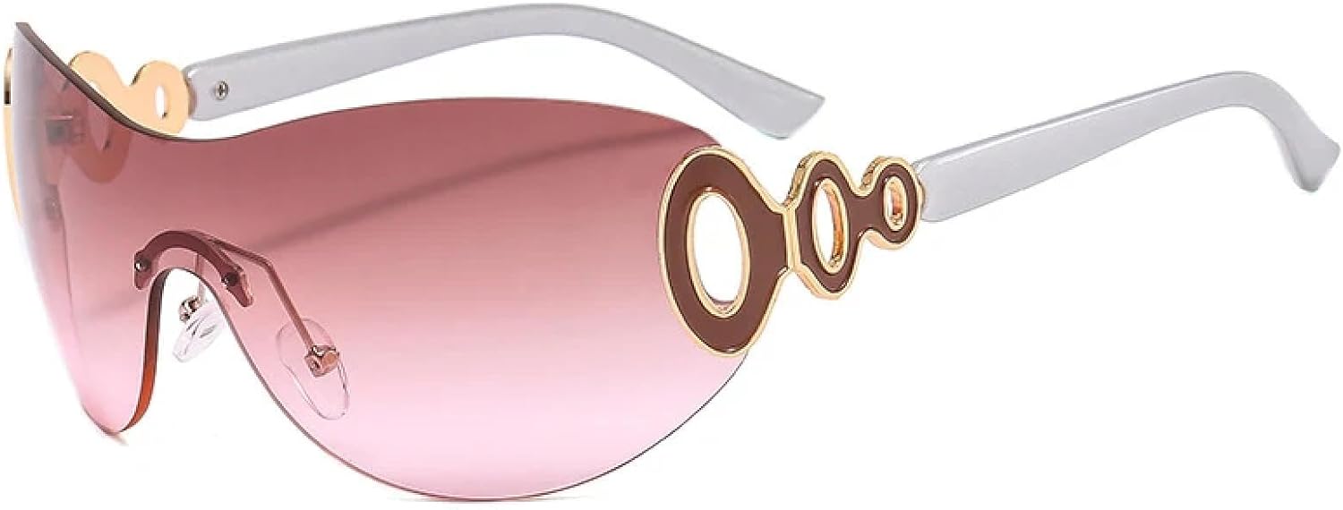 Цельные солнцезащитные очки без оправы, обтекаемой формы, для женщин и мужчин, модные, роскошные, для уличной фотографии и активного отдыха, солнцезащитные очки с защитой от УФ-излучения TKKTLLT, Silver Tea Pink
Цельные солнцезащитные очки без оправы, обтекаемой формы, для женщин и мужчин, модные, роскошные, для уличной фотографии и активного отдыха, солнцезащитные очки с защитой от УФ-излучения TKKTLLT, Silver Tea Pink