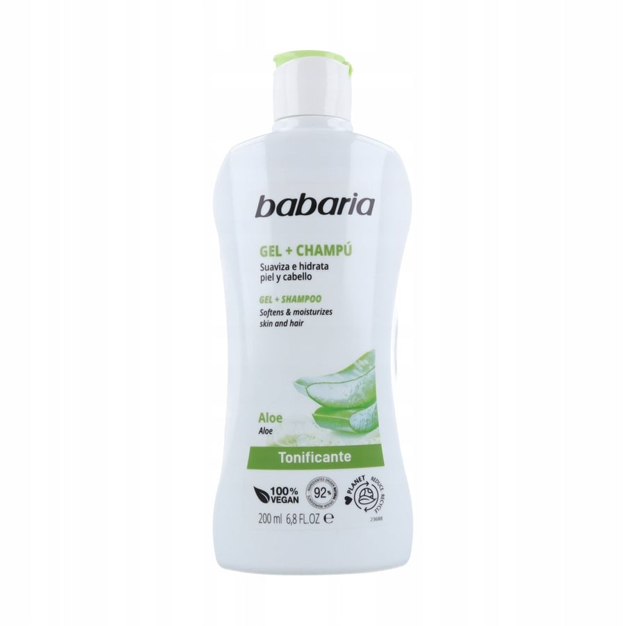 Шампунь + гель Babaria Алоэ Вера 200 мл Inna marka
Шампунь + гель Babaria Алоэ Вера 200 мл Inna marka