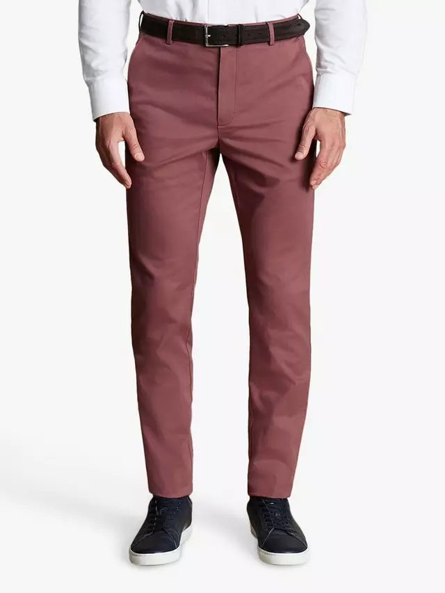 Брюки чинос Charles Tyrwhitt Classic Fit Ultimate Non-Iron, цвет dark pink 
Брюки чинос Charles Tyrwhitt Classic Fit Ultimate Non-Iron, цвет dark pink