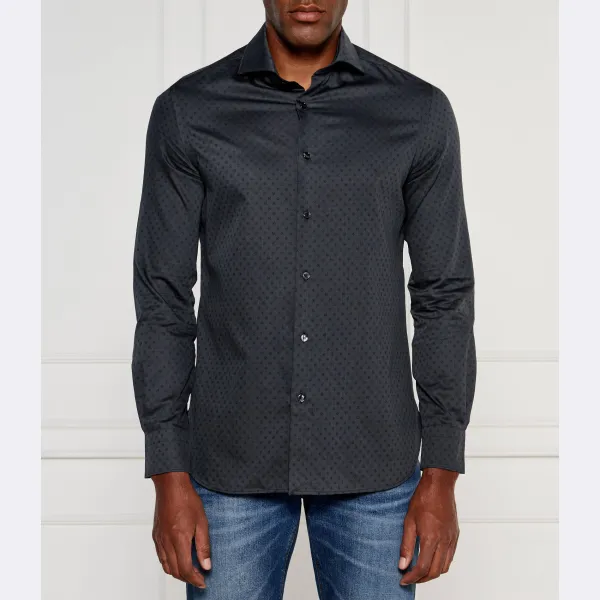 Рубашка стандартного кроя Emporio Armani, черный
Рубашка стандартного кроя Emporio Armani, черный