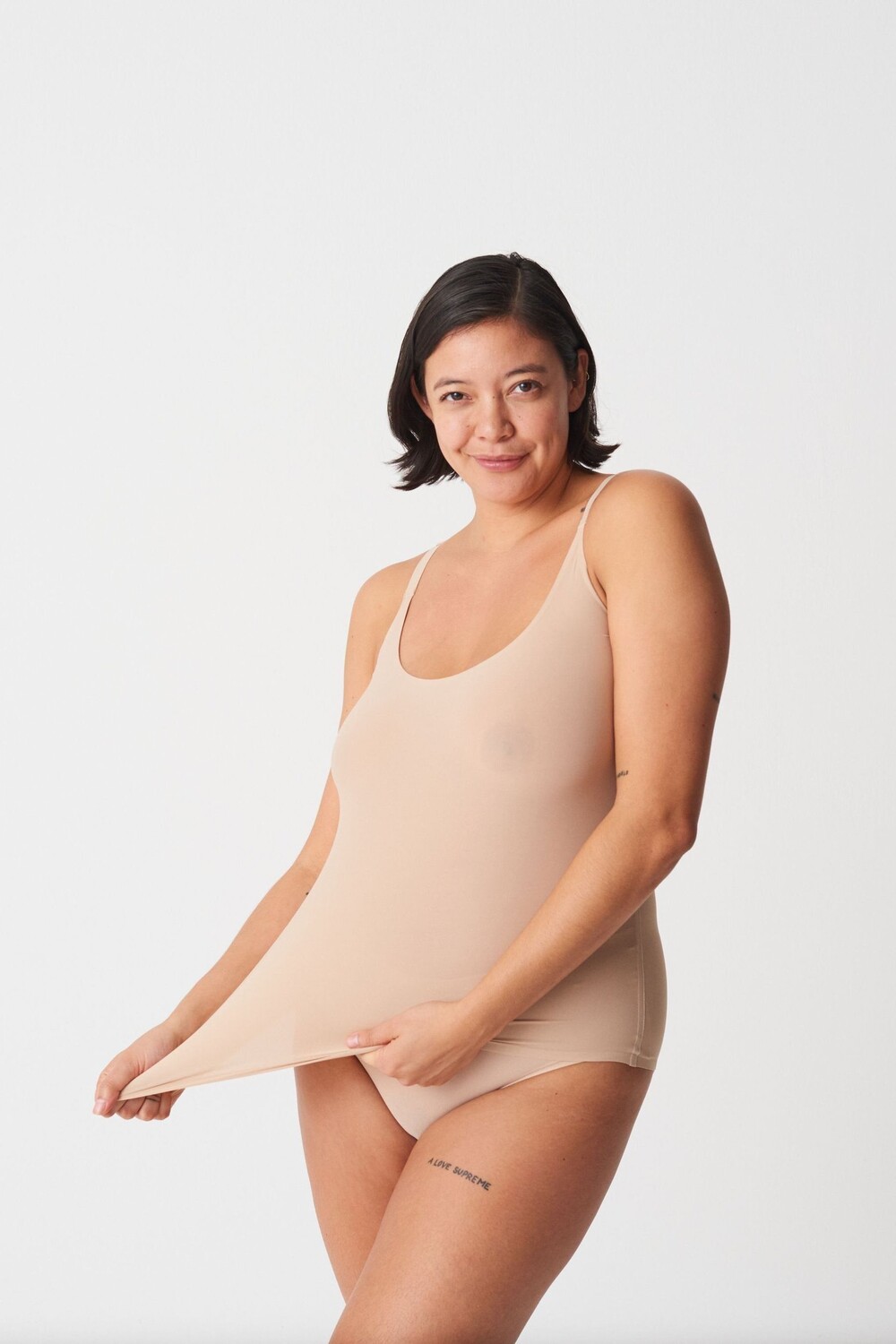 Бесшовная майка из мягкой эластичной ткани Chantelle, белый 
Бесшовная майка из мягкой эластичной ткани Chantelle, белый