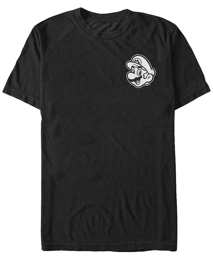 Мужская белая футболка с короткими рукавами и карманами Nintendo Super Mario Fifth Sun, черный
Мужская белая футболка с короткими рукавами и карманами Nintendo Super Mario Fifth Sun, черный