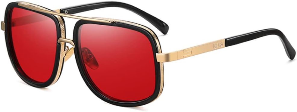 MUTYNE Роскошные солнцезащитные очки для мужчин, винтажные квадратные солнцезащитные очки для женщин, антибликовые очки для вождения, очки в стиле стимпанк для дам, C6red
MUTYNE Роскошные солнцезащитные очки для мужчин, винтажные квадратные солнцезащитные очки для женщин, антибликовые очки для вождения, очки в стиле стимпанк для дам, C6red