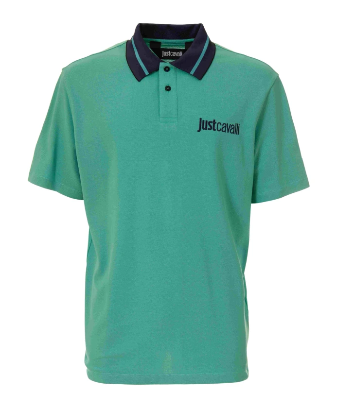 Рубашка поло Just Cavalli, зеленый
Рубашка поло Just Cavalli, зеленый