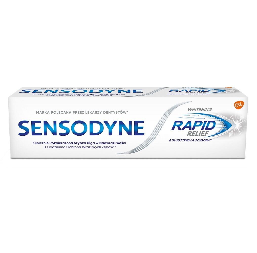 Sensodyne Ultraszybka Ulga Whitening Зубная паста, 75 ml 
Sensodyne Ultraszybka Ulga Whitening Зубная паста, 75 ml
