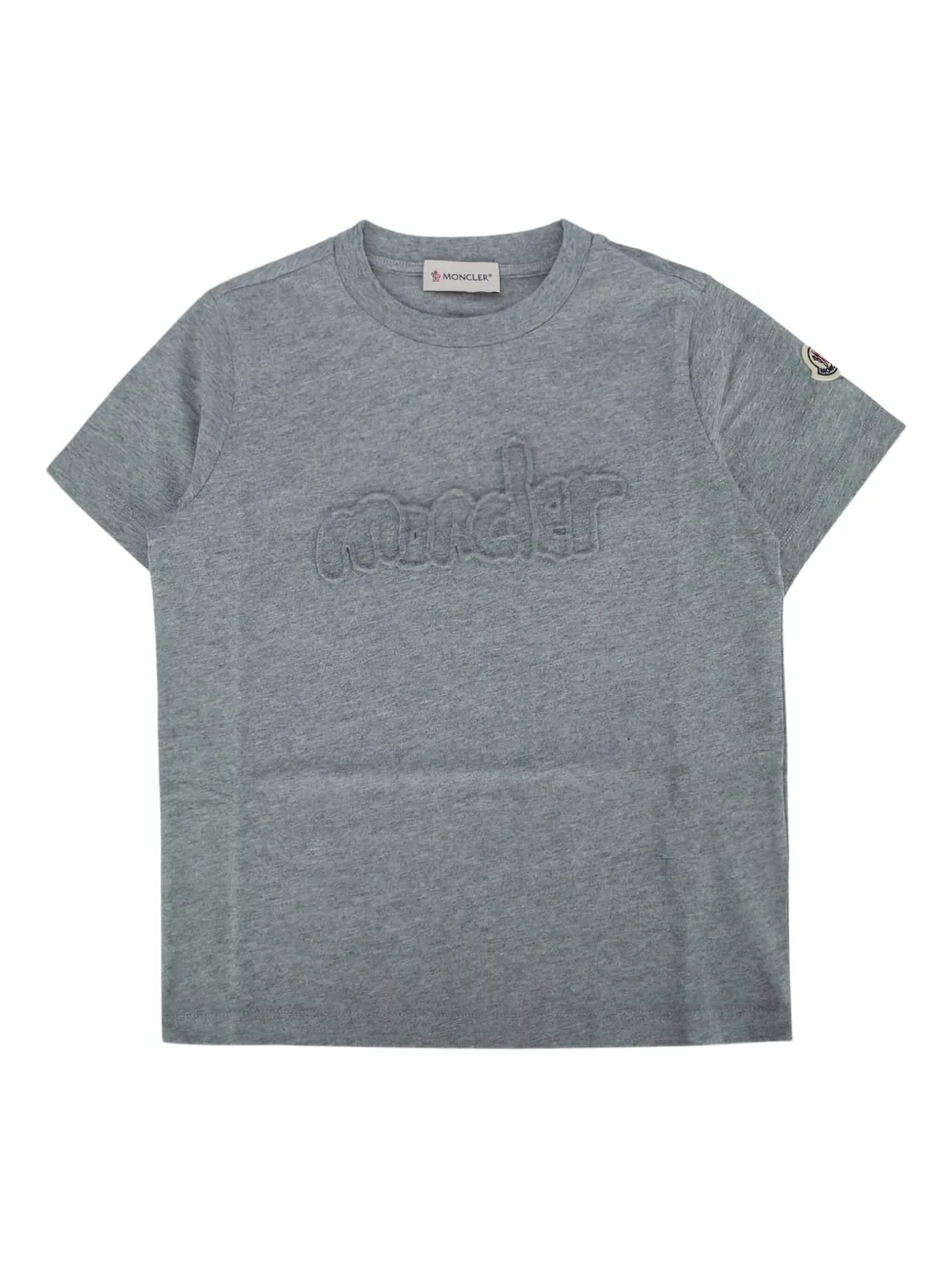 Футболка с нашивкой-логотипом Moncler Enfant, серый
Футболка с нашивкой-логотипом Moncler Enfant, серый