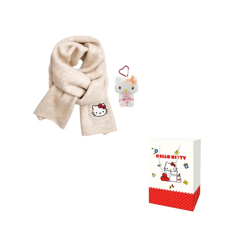 Шерстяной шарф Unisex Sanrio, бежевый-желтый
Шерстяной шарф Unisex Sanrio, бежевый-желтый