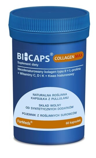 Formeds, Bicaps Collagen Max, Добавка , 60 капсул
Formeds, Bicaps Collagen Max, Добавка , 60 капсул