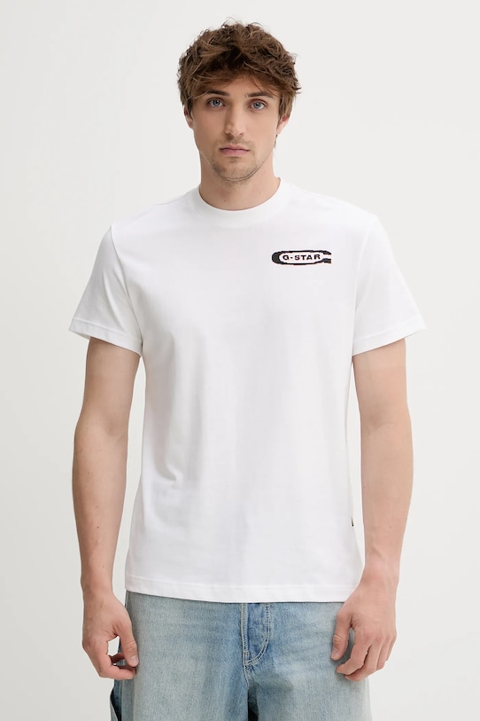 Хлопковая футболка G-Star, белый
Хлопковая футболка G-Star, белый