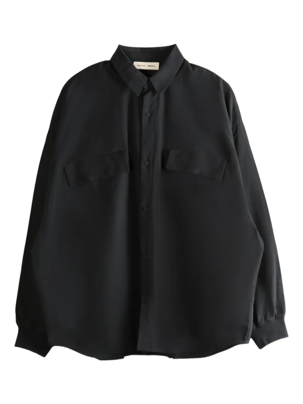 Хлопковая рубашка Fear Of God Essentials, черный
Хлопковая рубашка Fear Of God Essentials, черный