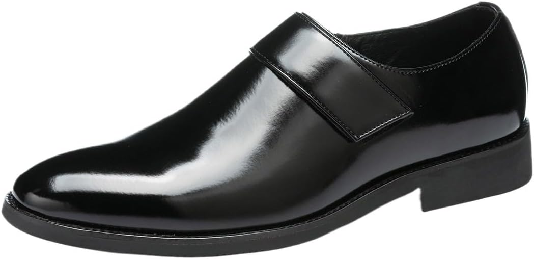 Мужские классические кожаные туфли, повседневные деловые кожаные оксфорды и дерби, без шнуровки, для вождения, удобные, для вечеринок и свадеб Zestrelax, черный
Мужские классические кожаные туфли, повседневные деловые кожаные оксфорды и дерби, без шнуровки, для вождения, удобные, для вечеринок и свадеб Zestrelax, черный