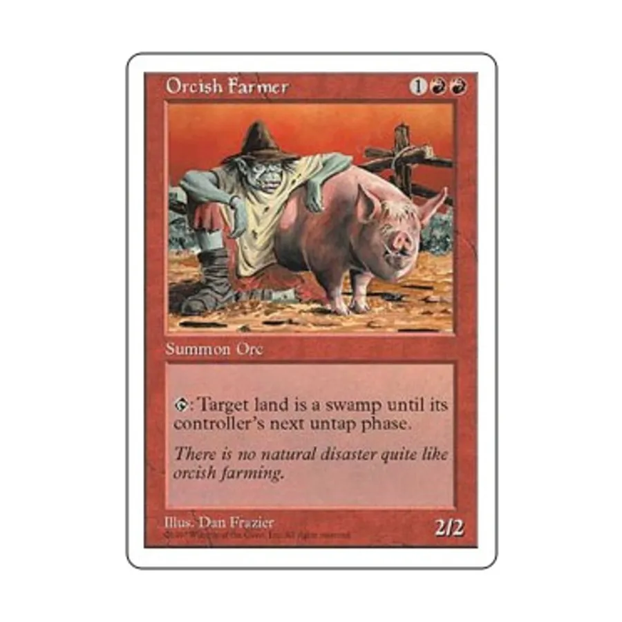 CCG Орк-фермер (клавиша C), MTG - 5th Edition
CCG Орк-фермер (клавиша C), MTG - 5th Edition