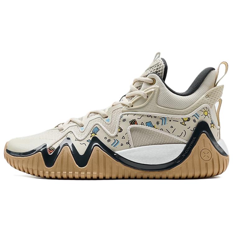 XTEP Баскетбольные кроссовки средней высоты с противоскользящим и износостойким покрытием, мужские, цвет молочный чай, белый
XTEP Баскетбольные кроссовки средней высоты с противоскользящим и износостойким покрытием, мужские, цвет молочный чай, белый