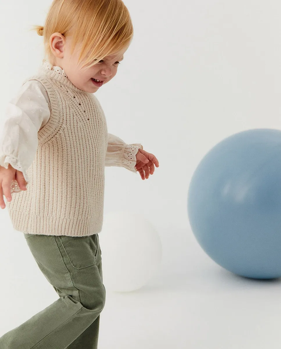 Брюки из микровельвета Sfera, хаки
Брюки из микровельвета Sfera, хаки