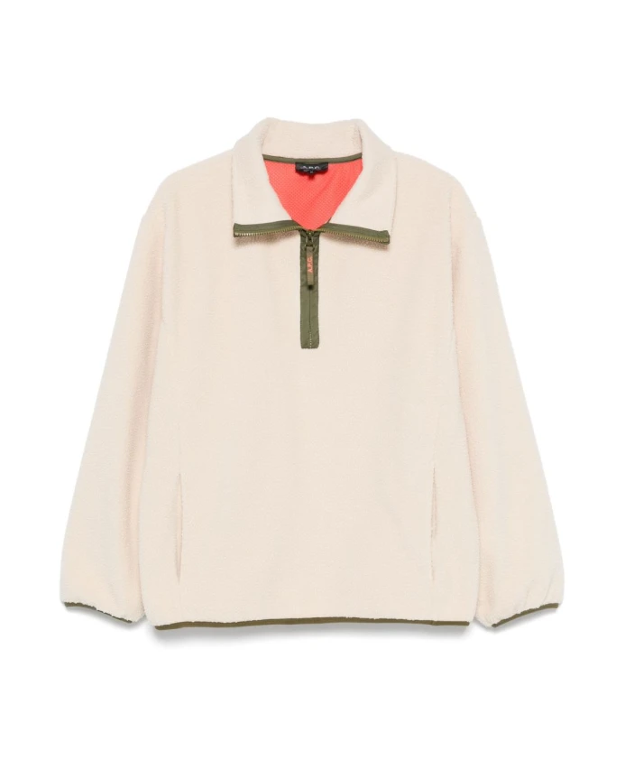 Бежевый пуловер на молнии A.P.C., бежевый
Бежевый пуловер на молнии A.P.C., бежевый