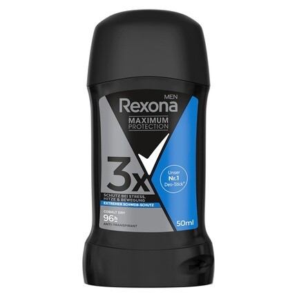 Rexona Men Дезодорант-карандаш с максимальной защитой, сухой антиперспирант с кобальтом, 50 мл
Rexona Men Дезодорант-карандаш с максимальной защитой, сухой антиперспирант с кобальтом, 50 мл