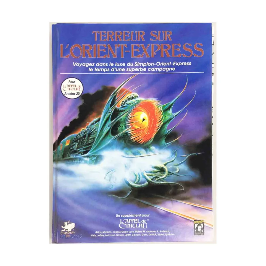 Terreur sur L'Orient-Express (Horror on the Orient Express), Call of Cthulhu - French Language Editions, твердый переплет
Terreur sur L'Orient-Express (Horror on the Orient Express), Call of Cthulhu - French Language Editions, твердый переплет