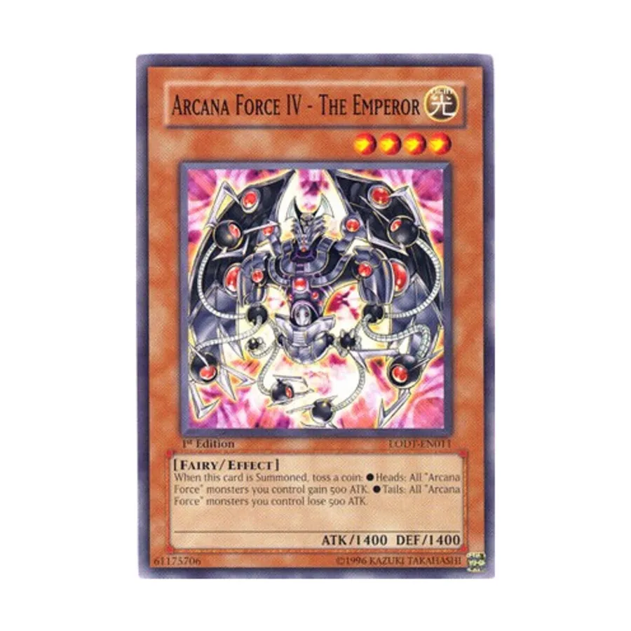 CCG Arcana Force IV — Император (Обычный), Yu-Gi-Oh - Light of Destruction - Singles
CCG Arcana Force IV — Император (Обычный), Yu-Gi-Oh - Light of Destruction - Singles