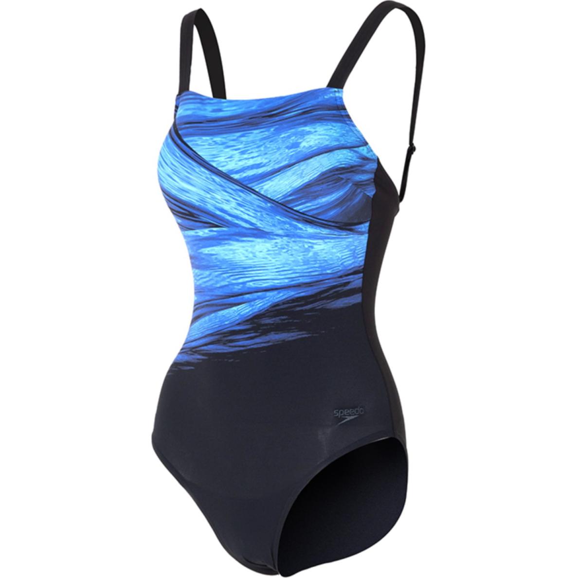Цельный купальник Women's Speedo, синий/черный
Цельный купальник Women's Speedo, синий/черный
