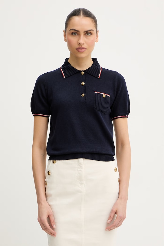 Шерстяной свитер микония Luisa Spagnoli, темно-синий
Шерстяной свитер микония Luisa Spagnoli, темно-синий