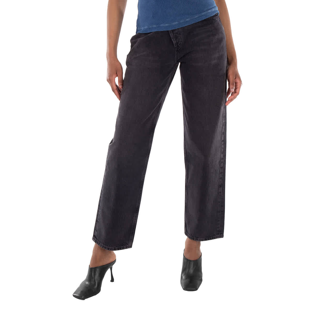 Женские джинсы Agolde Shambles с перекрестными деталями
Женские джинсы Agolde Shambles с перекрестными деталями