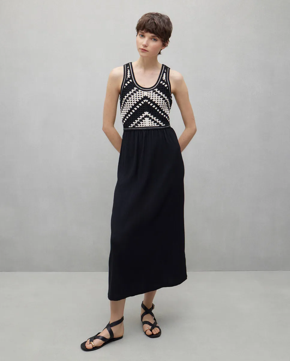 Платье миди с бретелями Easy Wear, черный
Платье миди с бретелями Easy Wear, черный