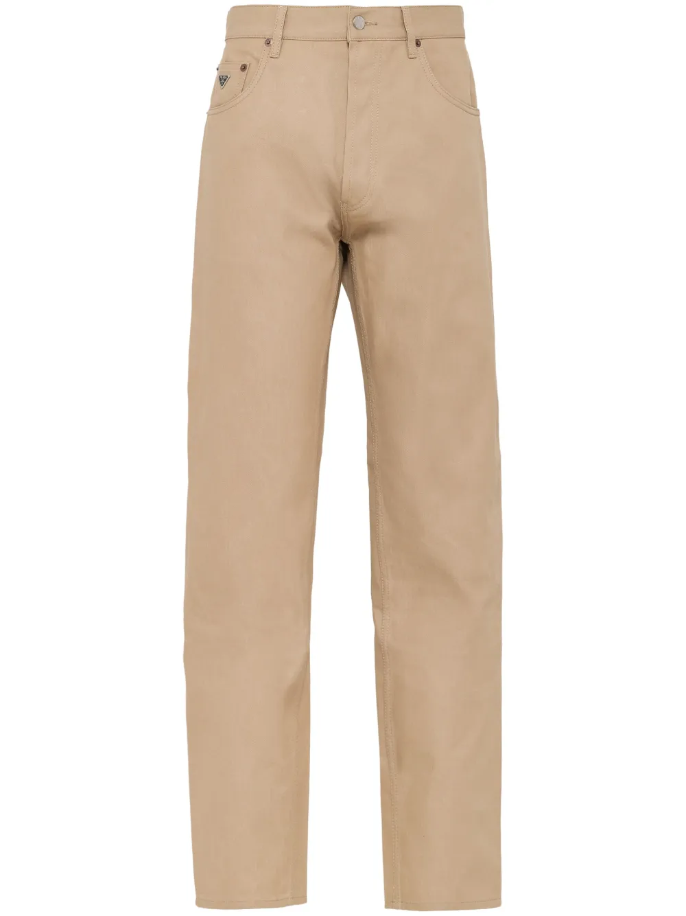 Прямые джинсы с заниженной талией Prada, нейтральный
Прямые джинсы с заниженной талией Prada, нейтральный