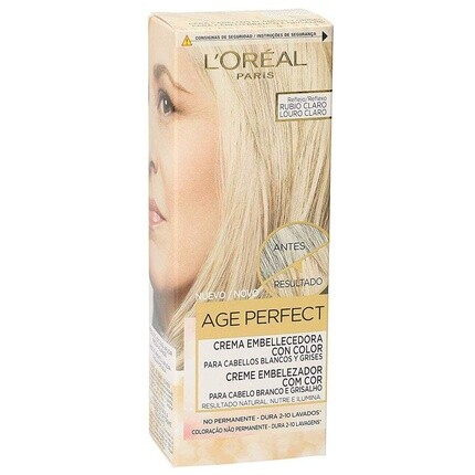 Excel Age Perfect, украшающий крем для волос 1, краска для блонда, 80 мл, L'Oreal
Excel Age Perfect, украшающий крем для волос 1, краска для блонда, 80 мл, L'Oreal