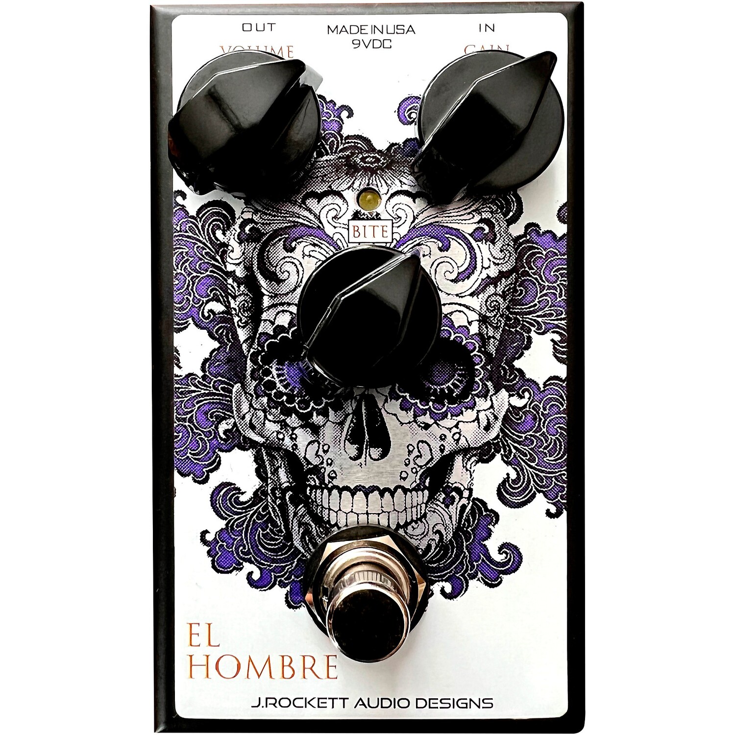 J.Rockett Audio Designs EL Hombre Педаль эффектов Overdrive, серебристый/фиолетовый/белый
J.Rockett Audio Designs EL Hombre Педаль эффектов Overdrive, серебристый/фиолетовый/белый