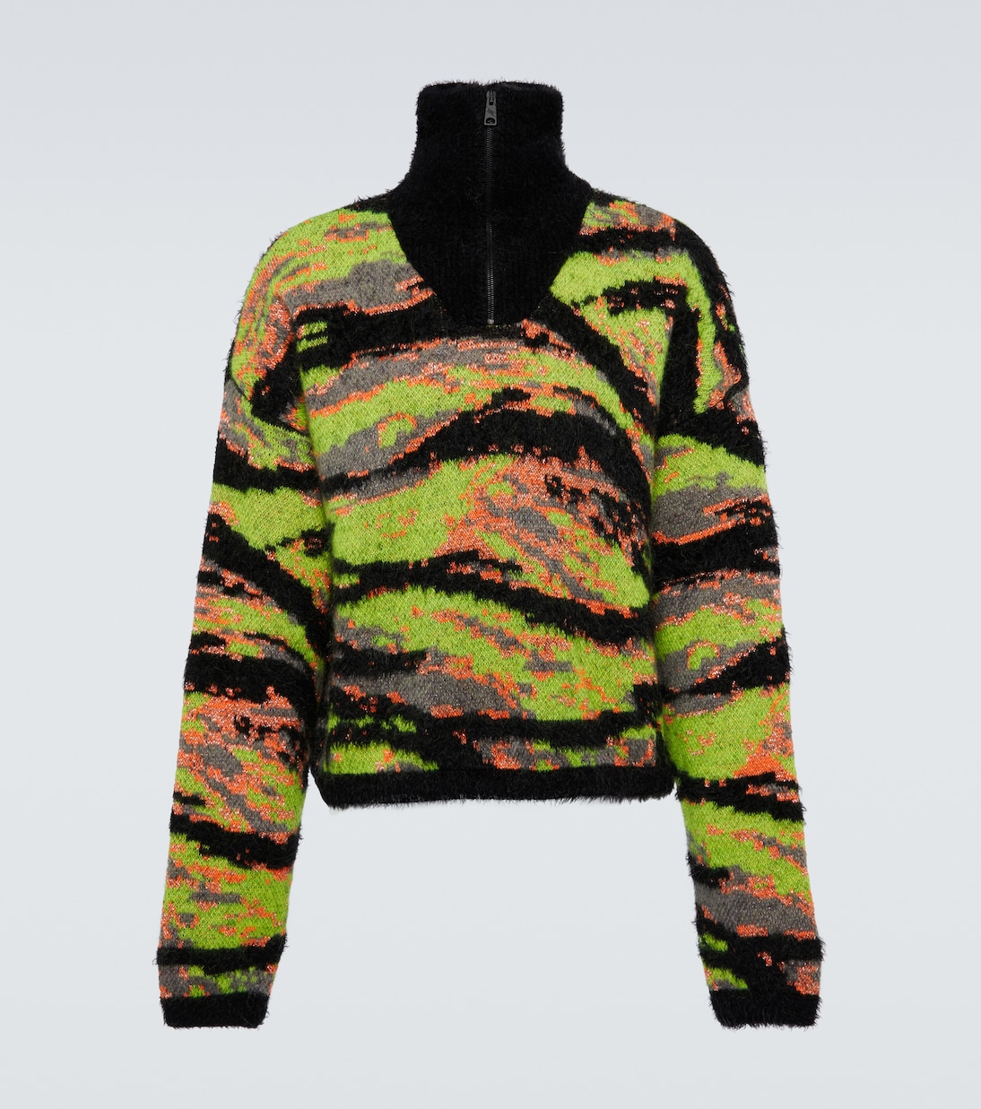 Жаккардовый свитер с тигром ERL, Erl Green Rave
Жаккардовый свитер с тигром ERL, Erl Green Rave