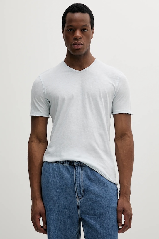 Хлопковая футболка Sisley, синий
Хлопковая футболка Sisley, синий