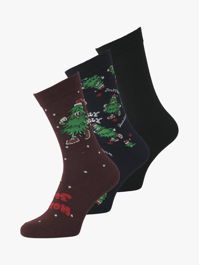 Детские носки с ёлкой из хлопка Jack & Jones, Pack of 3, Navy/Black
Детские носки с ёлкой из хлопка Jack & Jones, Pack of 3, Navy/Black