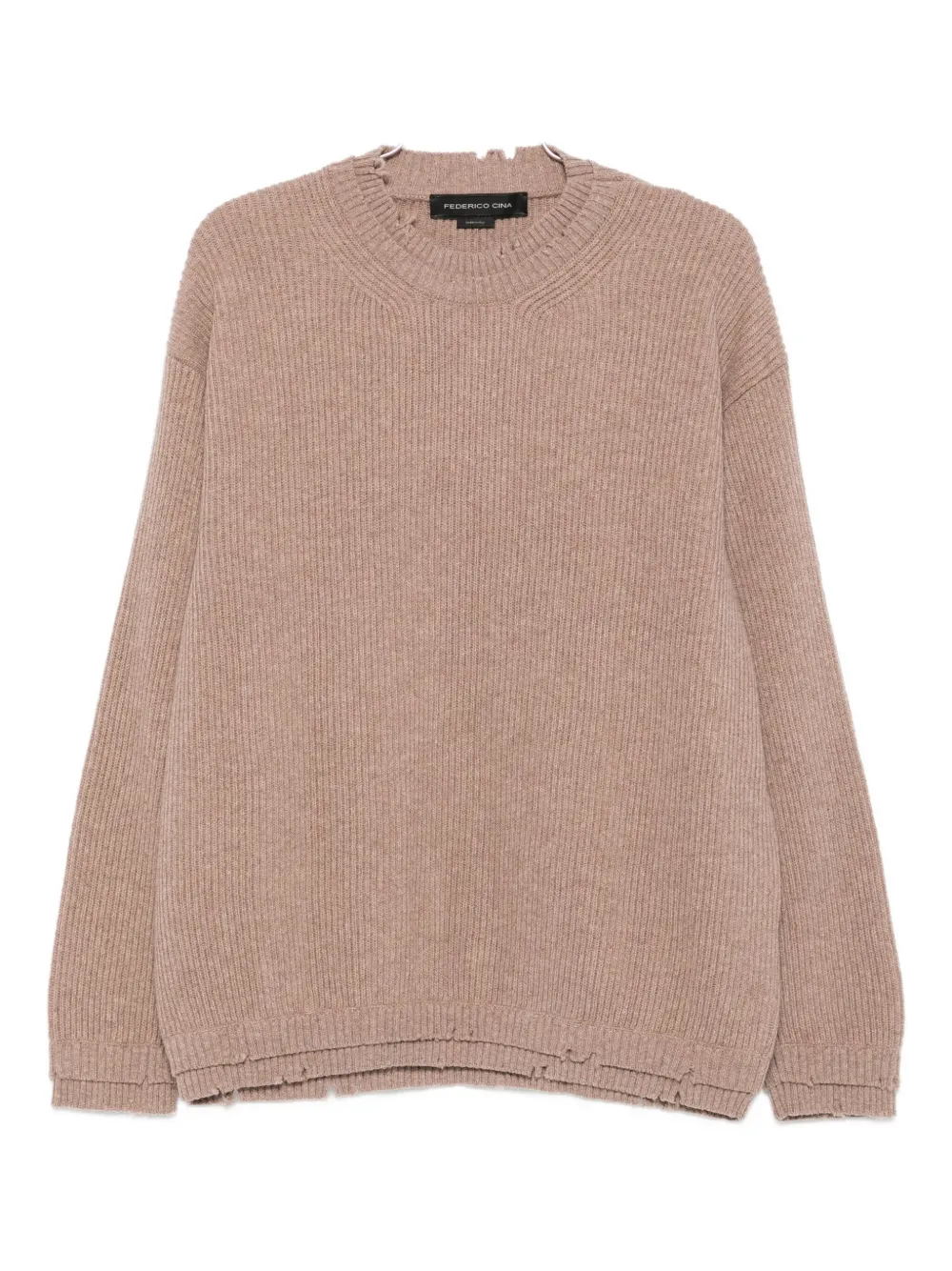Ребристый свитер FEDERICO CINA, нейтральный
Ребристый свитер FEDERICO CINA, нейтральный