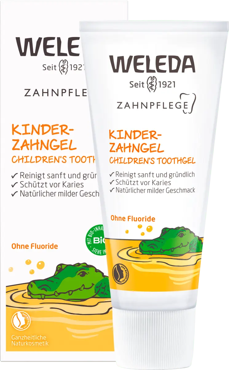 Зубная паста-гель детская без фтора 50 мл Weleda
Зубная паста-гель детская без фтора 50 мл Weleda