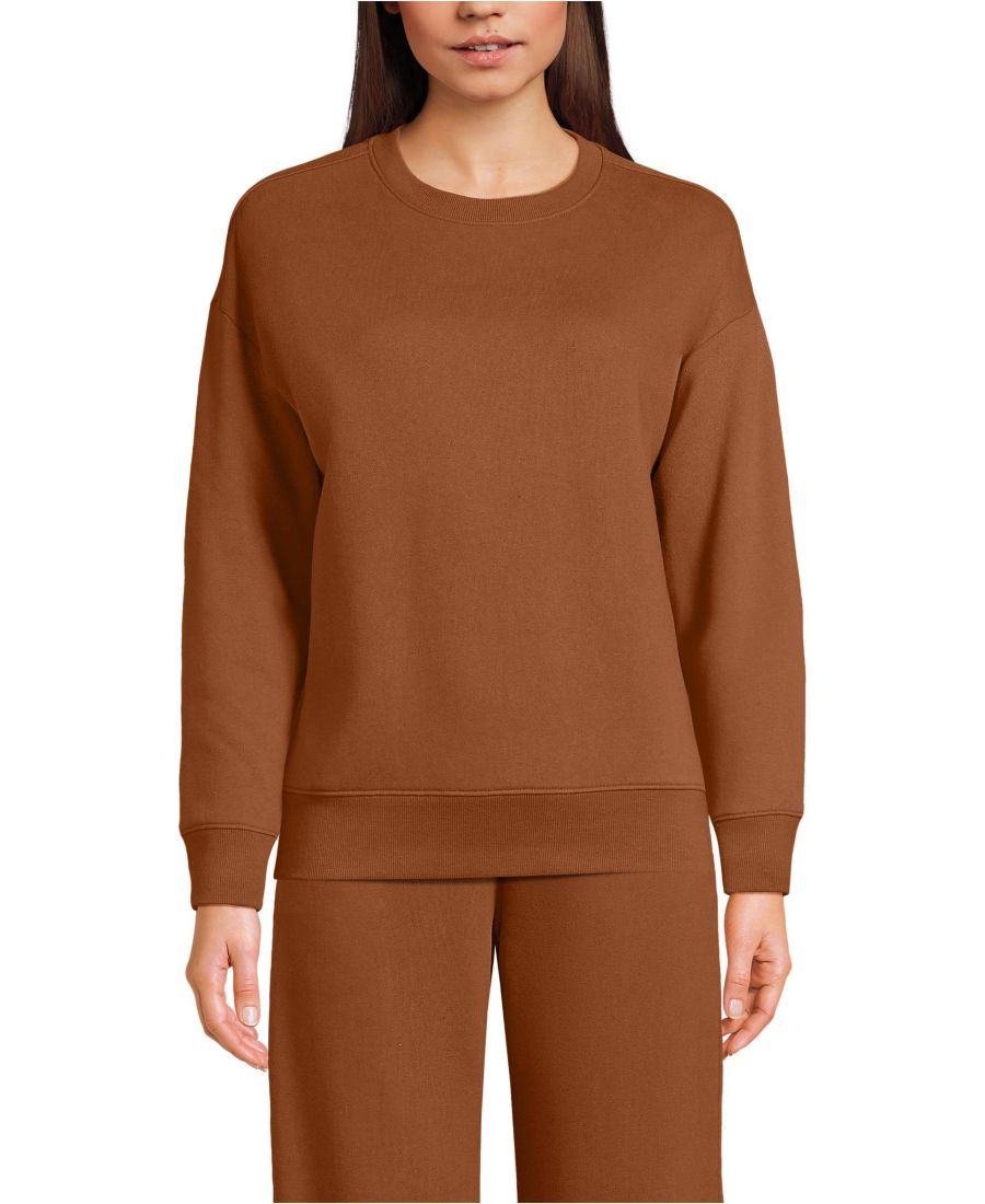 Женская свободная толстовка с длинными рукавами и круглым вырезом Serious Sweats Lands' End, Rich ginger brown, Коричневый, Женская свободная толстовка с длинными рукавами и круглым вырезом Serious Sweats Lands' End, Rich ginger brown
Женская свободная толстовка с длинными рукавами и круглым вырезом Serious Sweats Lands' End, Rich ginger brown, Коричневый, Женская свободная толстовка с длинными рукавами и круглым вырезом Serious Sweats Lands' End, Rich ginger brown