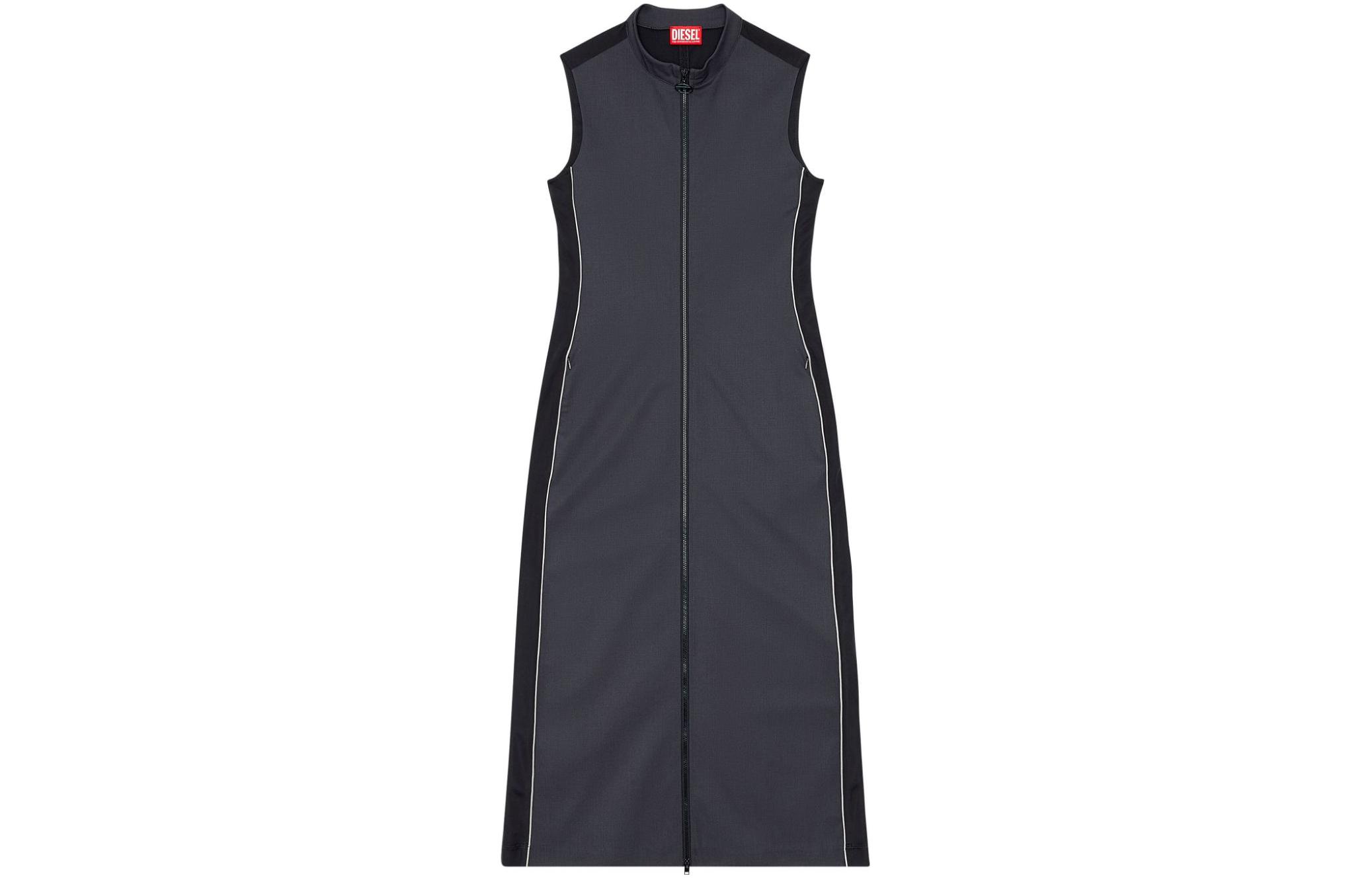 FW23 Безрукавное платье женское черное DIESEL
FW23 Безрукавное платье женское черное DIESEL