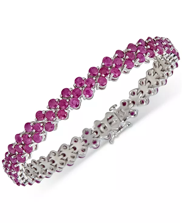 Браслет с рубинами (8-7/8 карата) из стерлингового серебра Macy'S, ruby
Браслет с рубинами (8-7/8 карата) из стерлингового серебра Macy'S, ruby