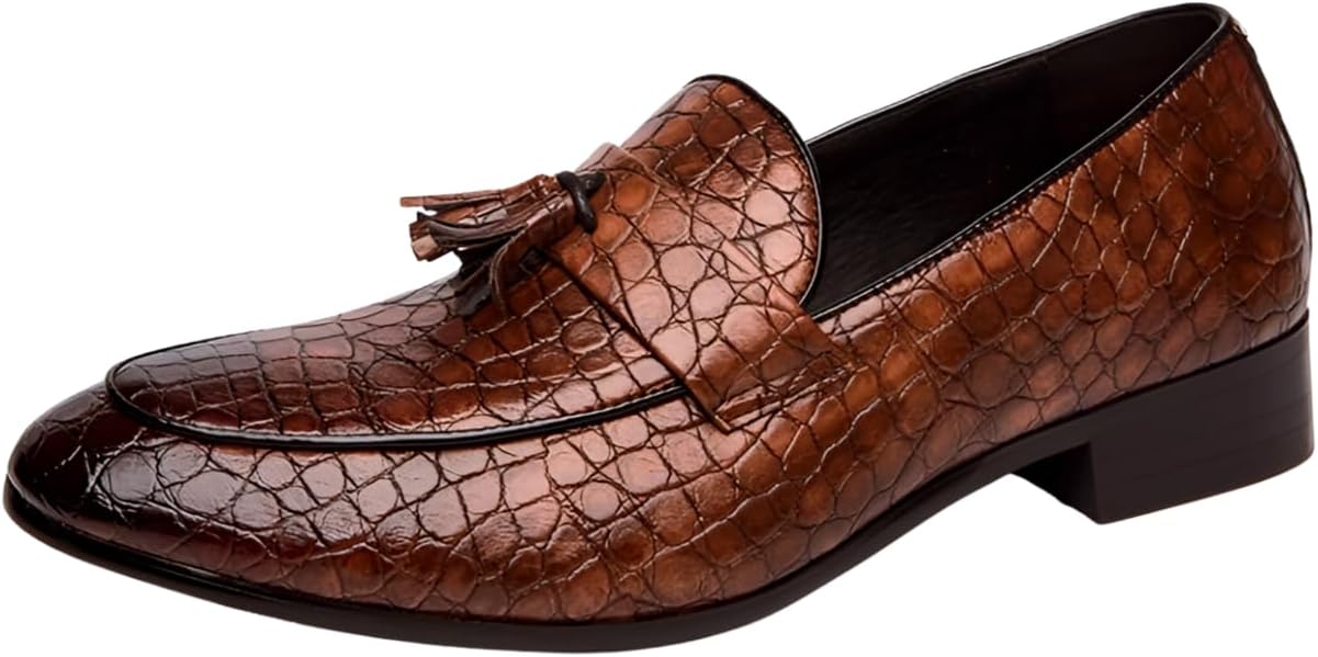 Мужские лоферы Santimon с кисточками, пенни-лоферы, роскошные свадебные туфли, модные туфли, классические туфли под смокинг, коричневый
Мужские лоферы Santimon с кисточками, пенни-лоферы, роскошные свадебные туфли, модные туфли, классические туфли под смокинг, коричневый