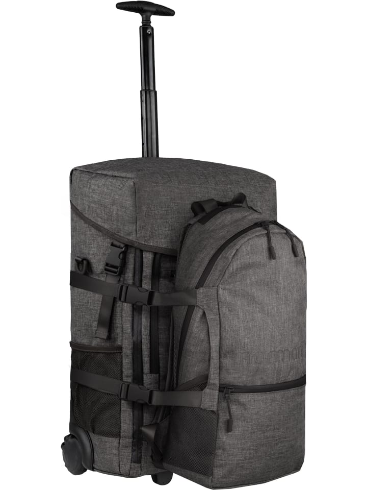 Рюкзак с функцией тележки и маленький рюкзак в антрацитовом цвете normani
Рюкзак с функцией тележки и маленький рюкзак в антрацитовом цвете normani