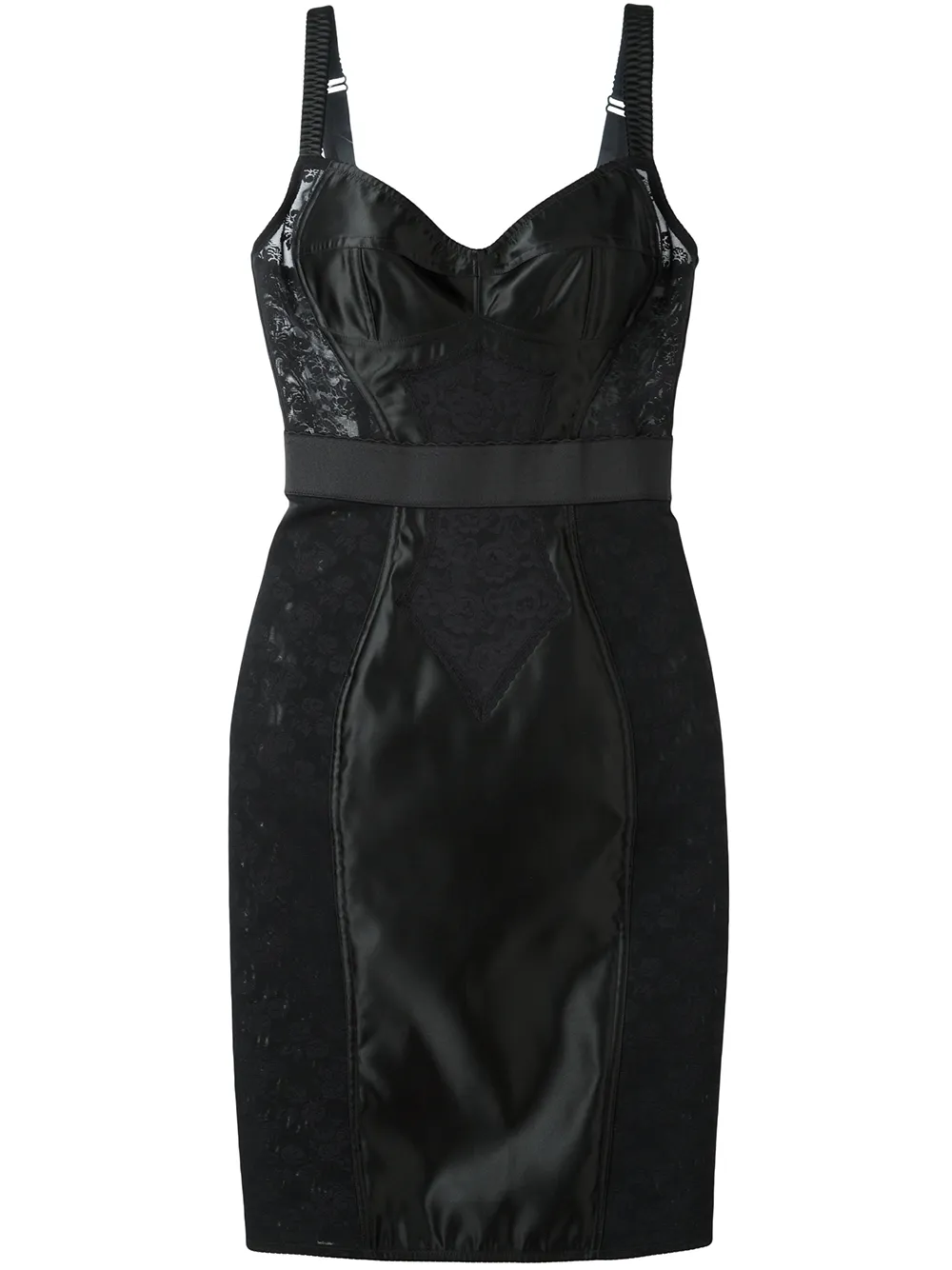 Платье-бюстье с кружевной панелью DOLCE & GABBANA, черный
Платье-бюстье с кружевной панелью DOLCE & GABBANA, черный